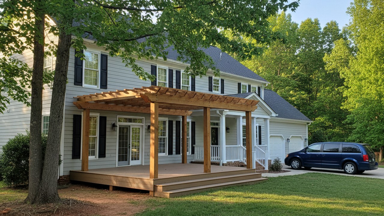 Custom Deck Design completed by Majestic Deck Solutions in Smyrna, GA
