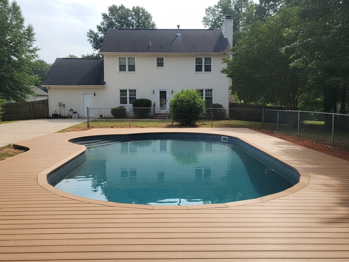Deck Railing Installation & Repair completed by Majestic Deck Solutions in Powder Springs, GA