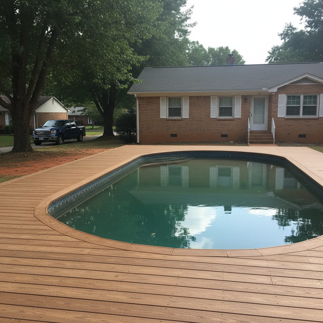 Composite Decking Installation completed by Majestic Deck Solutions in Carrollton, GA