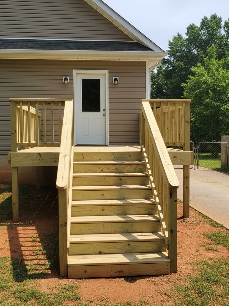 Deck Cleaning & Pressure Washing completed by Majestic Deck Solutions in Dallas, GA