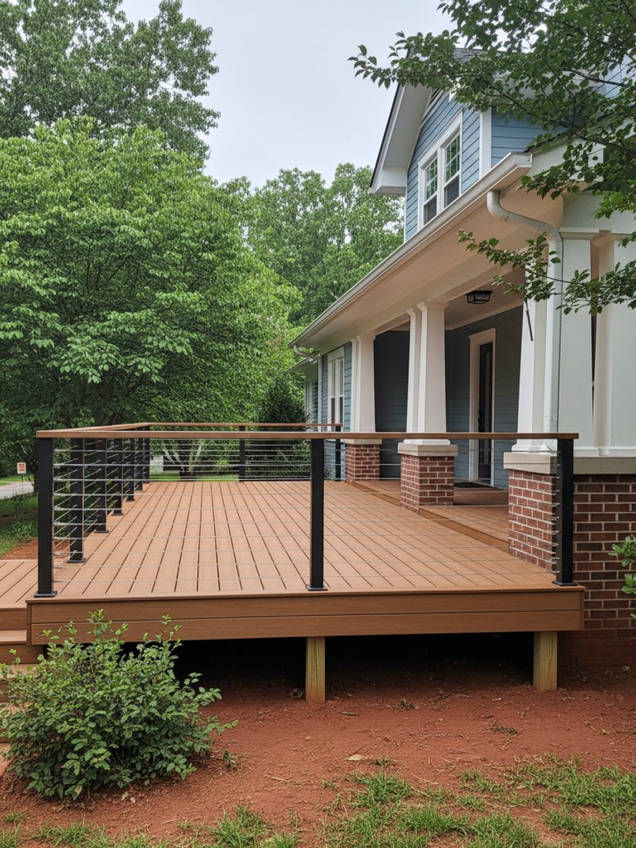 Deck Staining & Sealing completed by Majestic Deck Solutions in Douglasville, GA